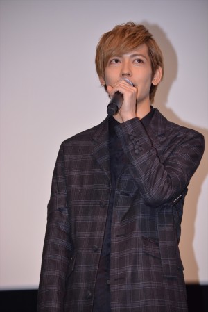 『娼年』公開記念舞台挨拶に登壇した猪塚健太