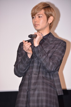 『娼年』公開記念舞台挨拶に登壇した猪塚健太