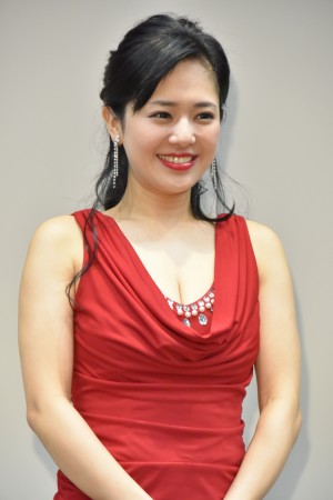 BSジャパン真夜中ドラマJ『逃亡花』記者会見に登場した蒼井そら