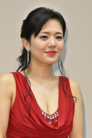 BSジャパン真夜中ドラマJ『逃亡花』記者会見に登場した蒼井そら