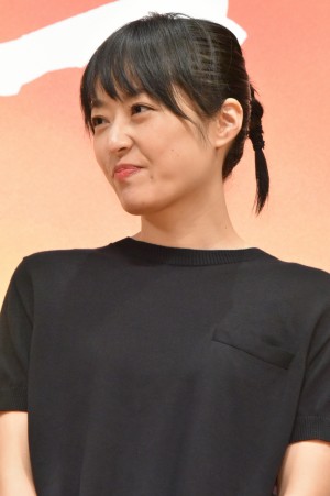 映画『焼肉ドラゴン』完成披露試写会イベントに登壇した井上真央