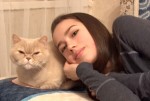 【写真】ザギトワ、バラエティ初出演で愛猫公開