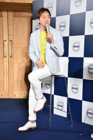 『VOLVO POP UP STORE in Roppongi』記者発表会に登場した山本耕史