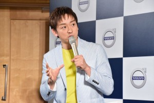 『VOLVO POP UP STORE in Roppongi』記者発表会に登場した山本耕史