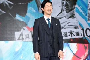 木曜劇場『モンテ・クリスト伯‐華麗なる復讐‐』制作発表に登場したディーン・フジオカ