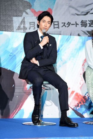 木曜劇場『モンテ・クリスト伯‐華麗なる復讐‐』制作発表に登場したディーン・フジオカ