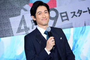 木曜劇場『モンテ・クリスト伯‐華麗なる復讐‐』制作発表に登場したディーン・フジオカ