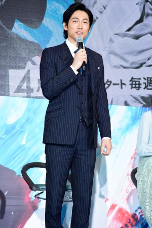 木曜劇場『モンテ・クリスト伯‐華麗なる復讐‐』制作発表に登場したディーン・フジオカ