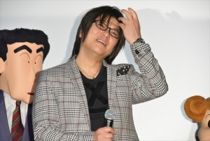 『映画クレヨンしんちゃん 爆盛！カンフーボーイズ ～拉麺大乱～』公開記念舞台挨拶に登壇した森川智之