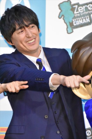 『名探偵コナン ゼロの執行人』公開記念舞台挨拶に登壇した博多大吉