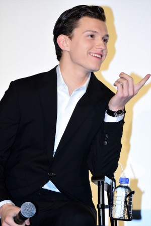 『アベンジャーズ／インフィニティ・ウォー』スペシャル・ファンミーティングに登場したトム・ホランド