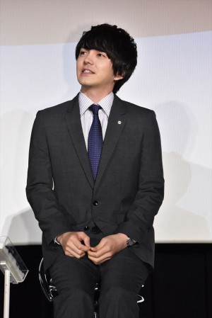 土曜ナイトドラマ『おっさんずラブ』試写会・キャスト登壇イベントに登場した林遣都