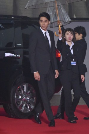 『OVER DRIVE』完成披露舞台挨拶（スペシャルステージ）に登場した東出昌大