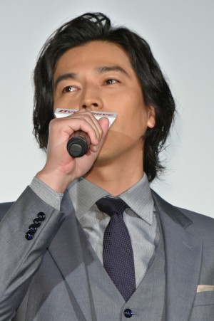 『OVER DRIVE』完成披露舞台挨拶に登壇した要潤