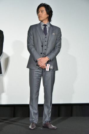 『OVER DRIVE』完成披露舞台挨拶に登壇した要潤