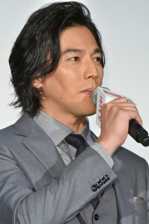 『OVER DRIVE』完成披露舞台挨拶に登壇した要潤