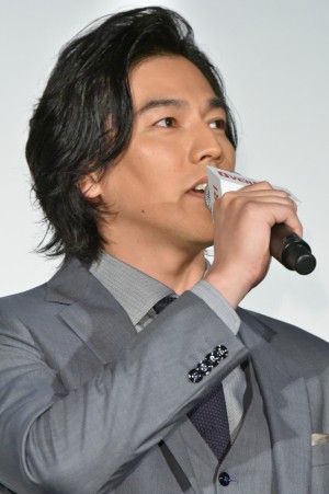 『OVER DRIVE』完成披露舞台挨拶に登壇した要潤