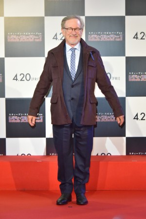 映画『レディ・プレイヤー1』ジャパンプレミア（レッドカーペット）に登場したスティーヴン・スピルバーグ