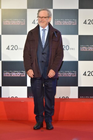 映画『レディ・プレイヤー1』ジャパンプレミア（レッドカーペット）に登場したスティーヴン・スピルバーグ