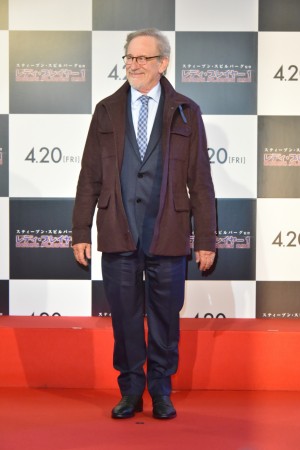 映画『レディ・プレイヤー1』ジャパンプレミア（レッドカーペット）に登場したスティーヴン・スピルバーグ