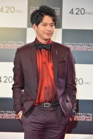 映画『レディ・プレイヤー1』ジャパンプレミア（レッドカーペット）に登場した森崎ウィン