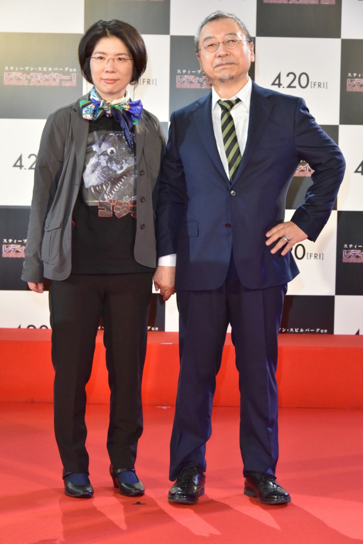 スピルバーグ監督、13年ぶり来日　なりたいキャラは「ハローキティ」