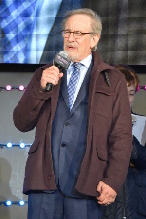 映画『レディ・プレイヤー1』ジャパンプレミアに登場したスティーヴン・スピルバーグ