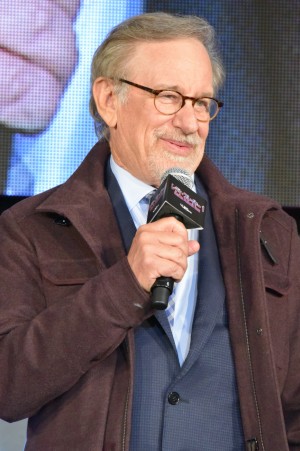映画『レディ・プレイヤー1』ジャパンプレミアに登場したスティーヴン・スピルバーグ