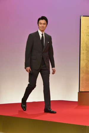 2020年大河ドラマ『麒麟がくる』制作・主演発表会見に登場した長谷川博己