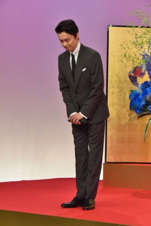 2020年大河ドラマ『麒麟がくる』制作・主演発表会見に登場した長谷川博己