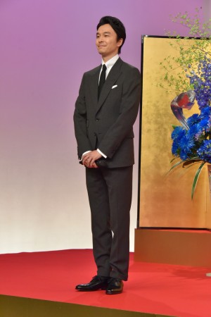 2020年大河ドラマ『麒麟がくる』制作・主演発表会見に登場した長谷川博己