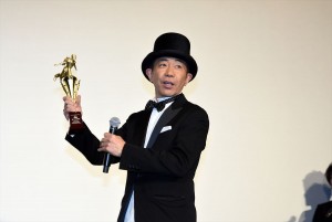 映画『いぬやしき』公開初日舞台挨拶に登壇した木梨憲武