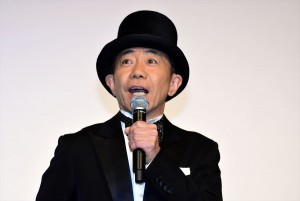 映画『いぬやしき』公開初日舞台挨拶に登壇した木梨憲武