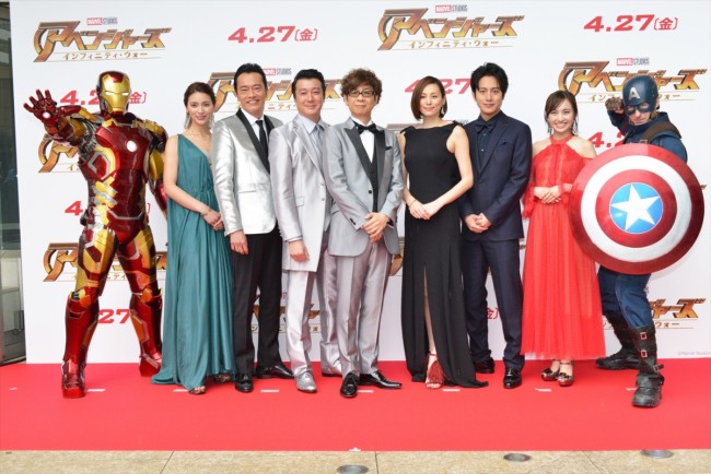 『アベンジャーズ/インフィニティ・ウォー』ジャパンプレミアにて