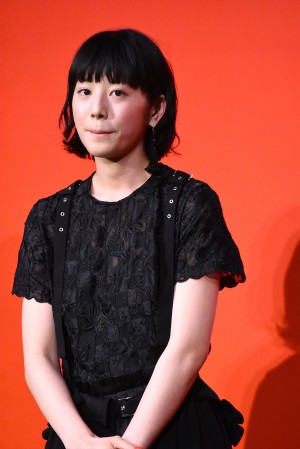 映画『友罪』完成披露試写会に登場した夏帆