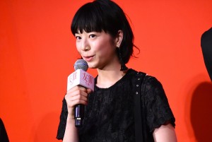 映画『友罪』完成披露試写会に登場した夏帆