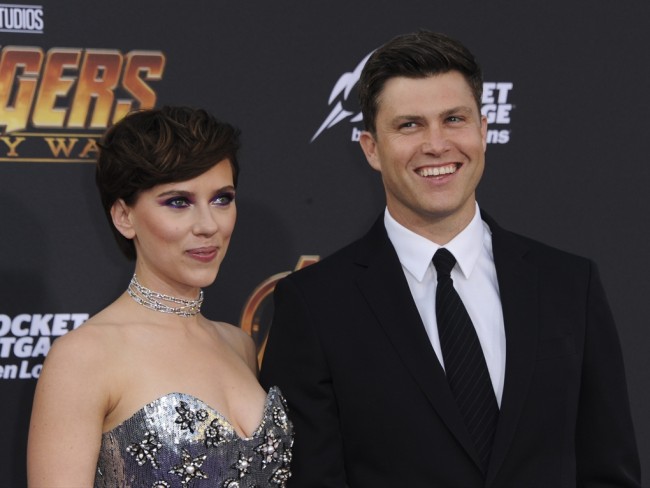 Scarlett Johansson、スカーレット・ヨハンソン、Colin Jost、コリン・ジョスト