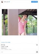 「彼女感」しかない佐野ひなこ ※「佐野ひなこ」インスタグラム