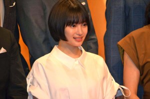 2019年前期 連続テレビ小説『なつぞら』出演者発表記者会見に登場した広瀬すず