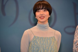 映画『恋は雨上がりのように』完成披露試写会に登壇した小松菜奈