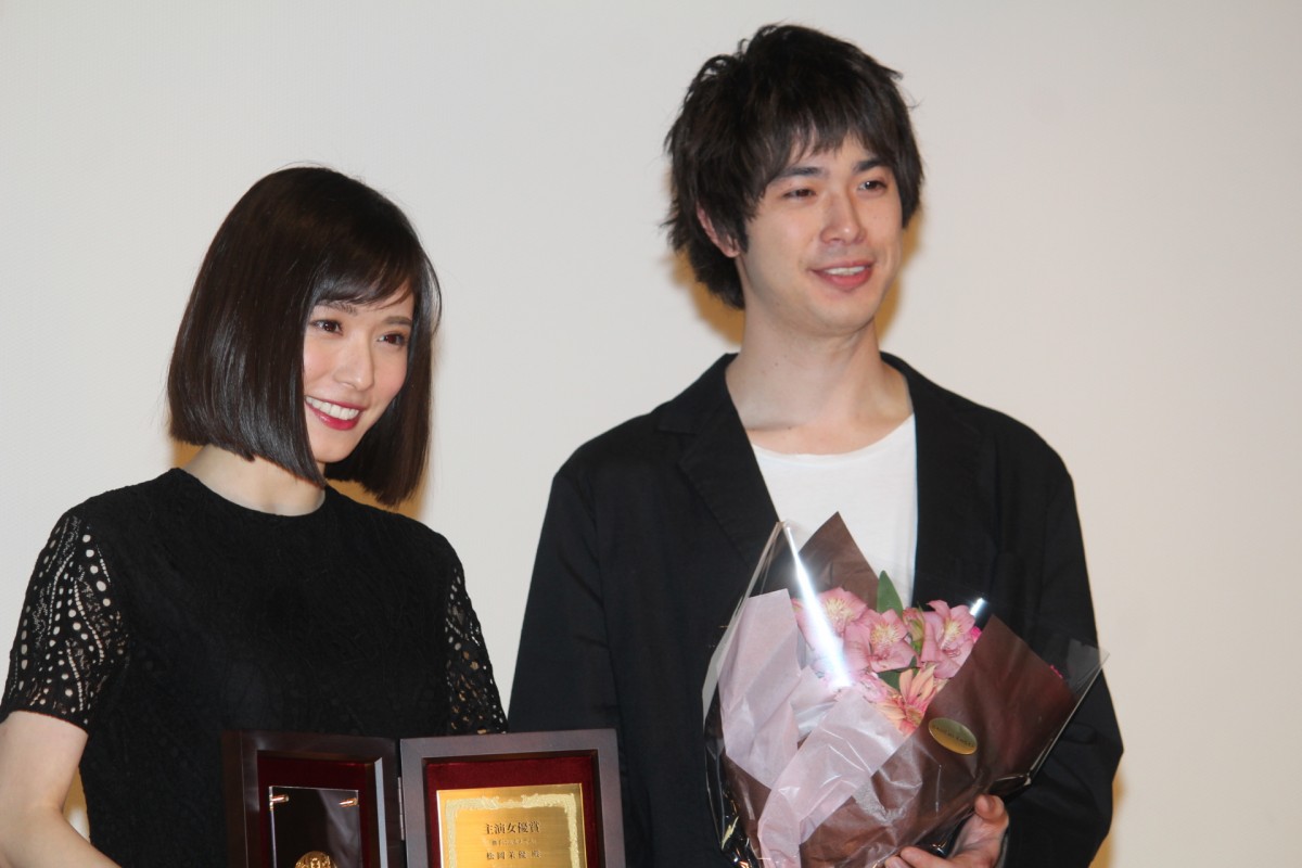 松岡茉優、初主演映画で「日プロ」主演女優賞に「映画って最高」