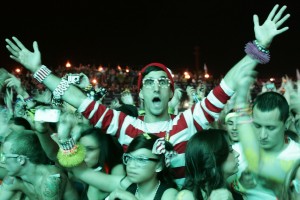 アヴィーチーのライブの様子