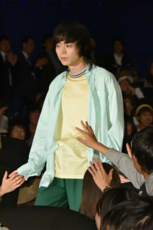 映画『となりの怪物くん』初日舞台挨拶に登壇した菅田将暉