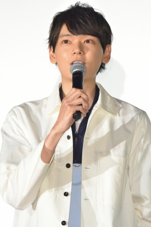 映画『となりの怪物くん』初日舞台挨拶に登壇した古川雄輝