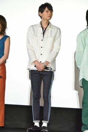 映画『となりの怪物くん』初日舞台挨拶に登壇した古川雄輝