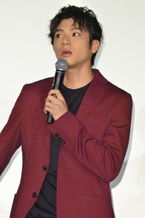 映画『となりの怪物くん』初日舞台挨拶に登壇した山田裕貴