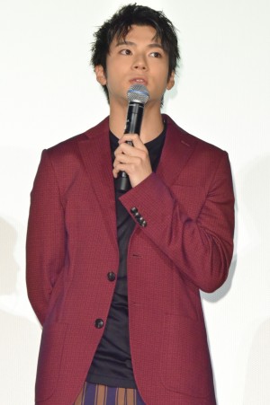 映画『となりの怪物くん』初日舞台挨拶に登壇した山田裕貴