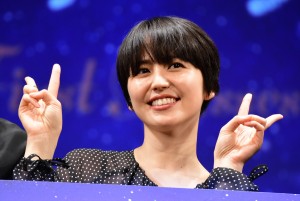 長澤まさみ、『50回目のファーストキス』完成披露舞台挨拶に登壇