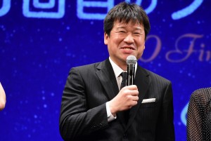 佐藤二朗、『50回目のファーストキス』完成披露舞台挨拶に登壇