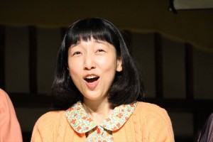 平成30年度後期連続テレビ小説『まんぷく』クランクイン取材会に登場した安藤サクラ